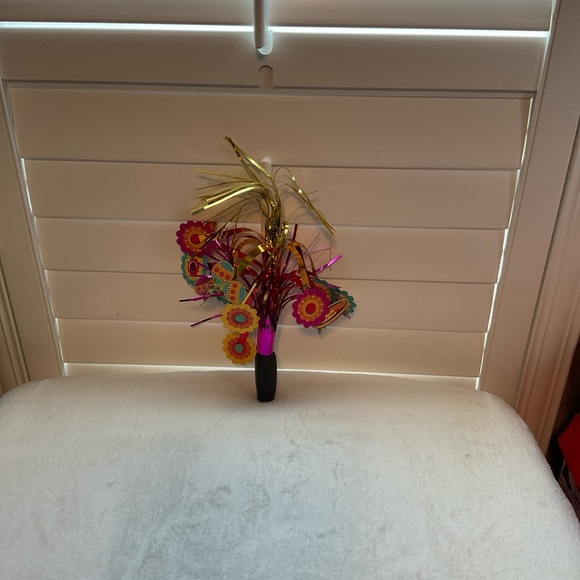 Festive Gold and Pink Holiday Decor Bouquet - Picture 1 of 4